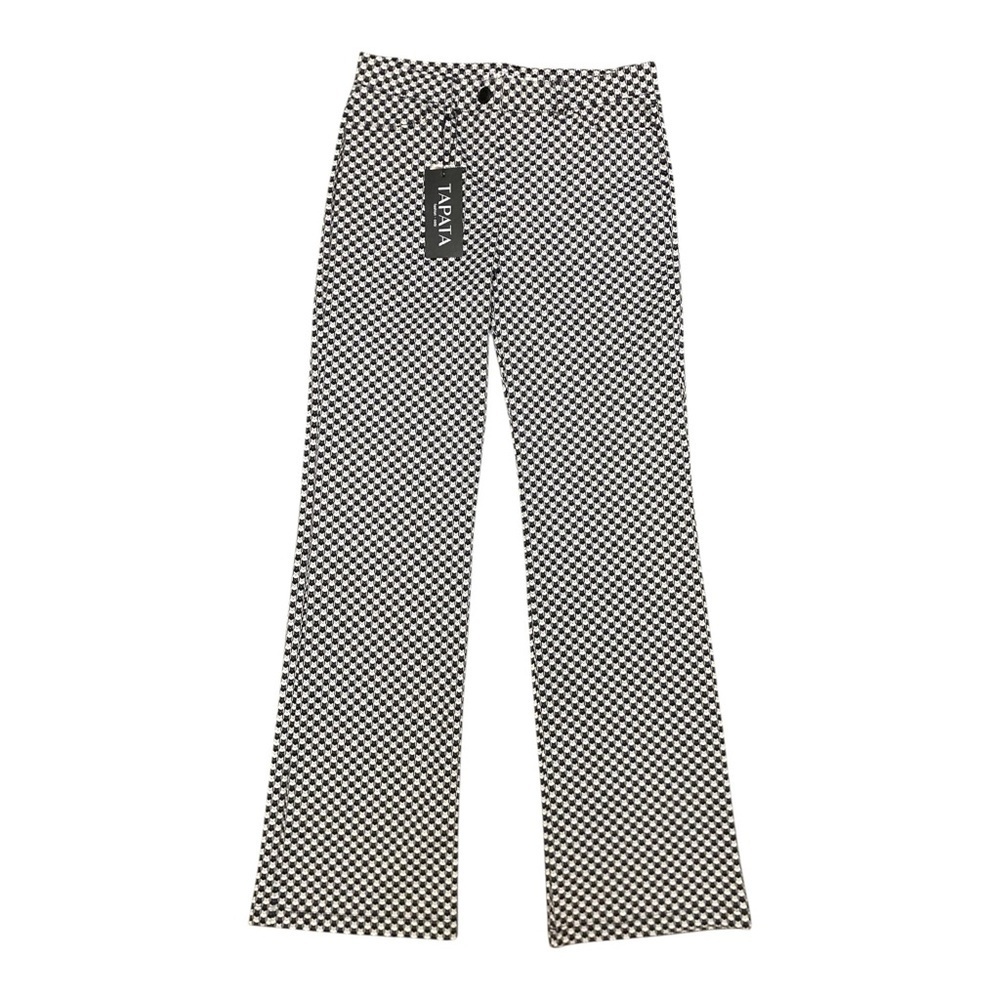 Tapata Womens New Cat Print Flare Leg Soft Stretchy Pants